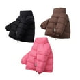 thumbnail image 4 of Ajziojiro Boys Girls Winter Warm Fleece Puffer Coats Jacket for Kids Toddler Unisex Padded Thickened Cotton Jacket Short Puffer Down Cotton Coats Outwear 2-8 Years, 4 of 6