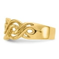 thumbnail image 4 of 14K Yellow Gold Ring Band Themed Infinity, Size 8, 4 of 5