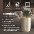 thumbnail image 4 of Homedics Nature Ultrasonic Warm & Cool Mist Humidifier - 60 hr Runtime, 4 of 10