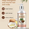 thumbnail image 6 of 480ML Each Coconut Shampoo and Conditioner Contain Naturally Derived Ingredients, All Hair Types, Color & Treated, Fine to Dry Damaged, Sulfate & Dye Free - 2-Pack, 6 of 9