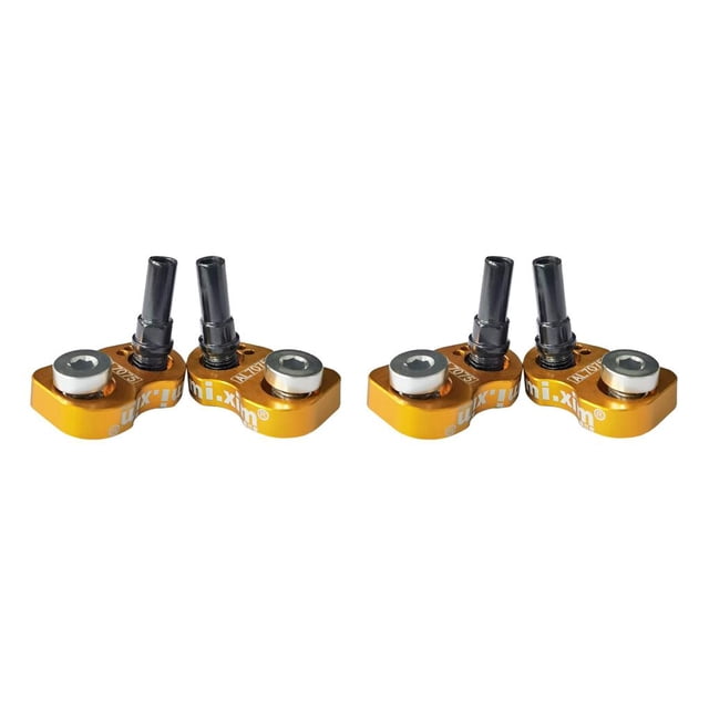 Guardoinrt Mi.Xim Bike V Brake Caliper Extender Adaptor Aluminum Alloy Modification Replacement Extension Converter Accessory Gold 2Set