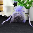 thumbnail image 4 of 100pcs Transparent Organza Bags Drawstring Jewelry Gauze Bag Lavender Pouch Light Purple, 4 of 8