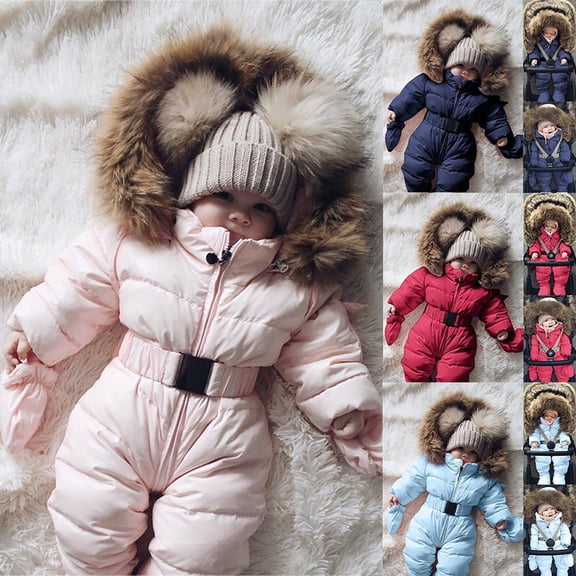 shoper 3t Snow Pants Winter Coat and Snow Pants Set Windproof Thermal Ski Toddler Boy Winter Outfits Purple 75