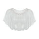 thumbnail image 5 of Chal de lentejuelas para mujer, chal informal, capa, ropa de novia con lentejuelas, chal de noche Blanco, 5 of 7