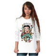 thumbnail image 4 of Betty Boop Bold Eagle Rose Tattoo Women's Long Sleeve T Shirt Brisco Brands 2X, 4 of 5