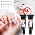 thumbnail image 4 of Uv Nail Glue,Gel X Nail Glue,Solid Nail Glue,For Nail Tips,Clear Press On Nails, Wide-Nozzle No-Run, Fake Nails Adhesive Firm Solid Nail Glue Manicure, 4 of 9
