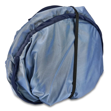 VIBRANT LIFE SOFT-SIDED POP OPEN DOG KENNEL, BLUE, MEDIUM