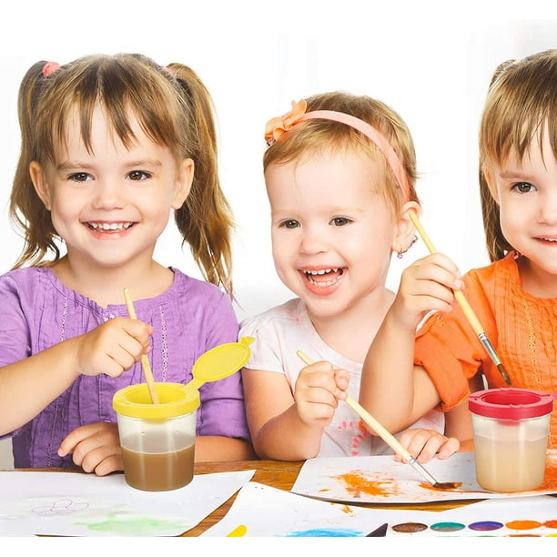 Tasses à Peinture pour Enfants NonKSCD Renverser des Tasses à