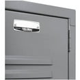thumbnail image 3 of Double Tier Locker, 36"W x 15"D x 78"H, 6 Door Unassembled, Gray, 3 of 4