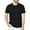 Black, variant on Mens Short Sleeve T Shirt Summer Casual Crewneck Tee Shirts