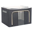 thumbnail image 1 of Caja de clasificación Oxford a prueba de polvo, cesta plegable a prueba de humedad, organizador de juguetes, armario de dormitorio, suéter de Almacenamiento y organización del hogar punto azul Toystoory HA071796-03, 1 of 6