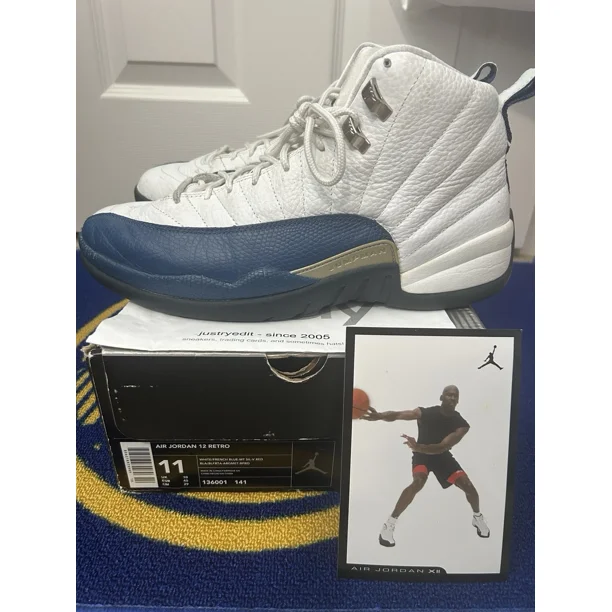 A i r-Jor-dan 12 Retro 2004 - "French Blue" - Men's sz. 11 - PLS. READ DESCRIPTION