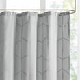 thumbnail image 4 of Raina Rideau de Douche Imprimé Métallique 72x72 Pouces/gris, 4 of 6