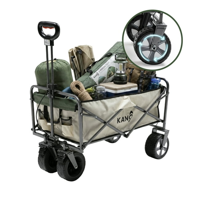 Carrito Wagon Plegable Eléctrico Kano Reforzado Multiuso
