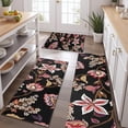thumbnail image 2 of Pioneer Flower Floral Print Pattern Kitchen Rugs Sets Of 3,Kitchen Runner Rugs Non Skid Washable,Decorative Kitchen Floor Mats for Kitchen,Sink,Laundry,17"x30"+ 17"x47" + 17"x59", 2 of 6