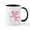 White/Black Inside, variant on - Stealing Hearts Like Cupid - 11 oz Ceramic Mug - Novelty Coffee Tea Cup
