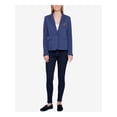 thumbnail image 3 of Tommy Hilfiger Womens Patched One Button Blazer Jacket, Blue, X-Large, 3 of 3