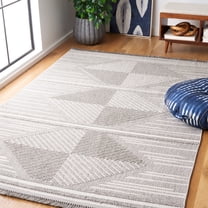 SAFAVIEH Camden Jennica Southwestern Area Rug, Gray/Ivory, 5'3" x 7'6"