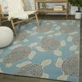 thumbnail image 2 of Swimming Sea Turtle Area Rug, 2 of 5