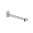 thumbnail image 1 of Econoco BQSWFBSN 12" Slatwall Bracket for Rectangular Tubing - Satin Nickel Finish,Pack Size - 24, 1 of 1