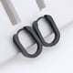 thumbnail image 1 of Pendientes para mujer, regalos para hombres y mujeres, pendientes de aro con diseño geométrico de acero inoxidable punk, pendientes punk, 1 of 2