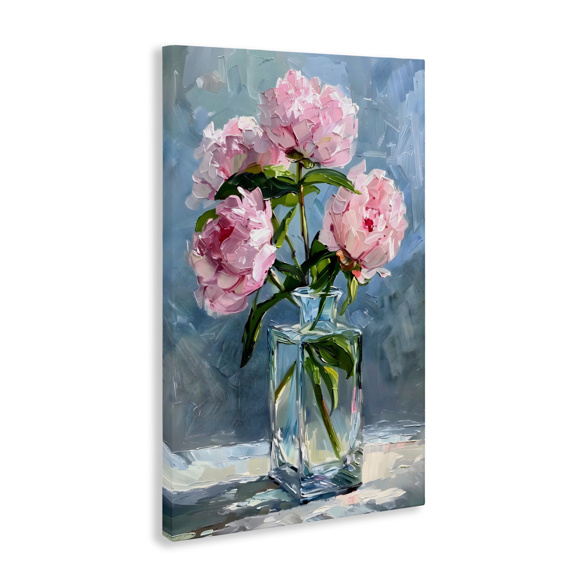 Stupell Industries Beautiful Pink Pastel Peonies Canvas Wall Art, design by Creative Studio