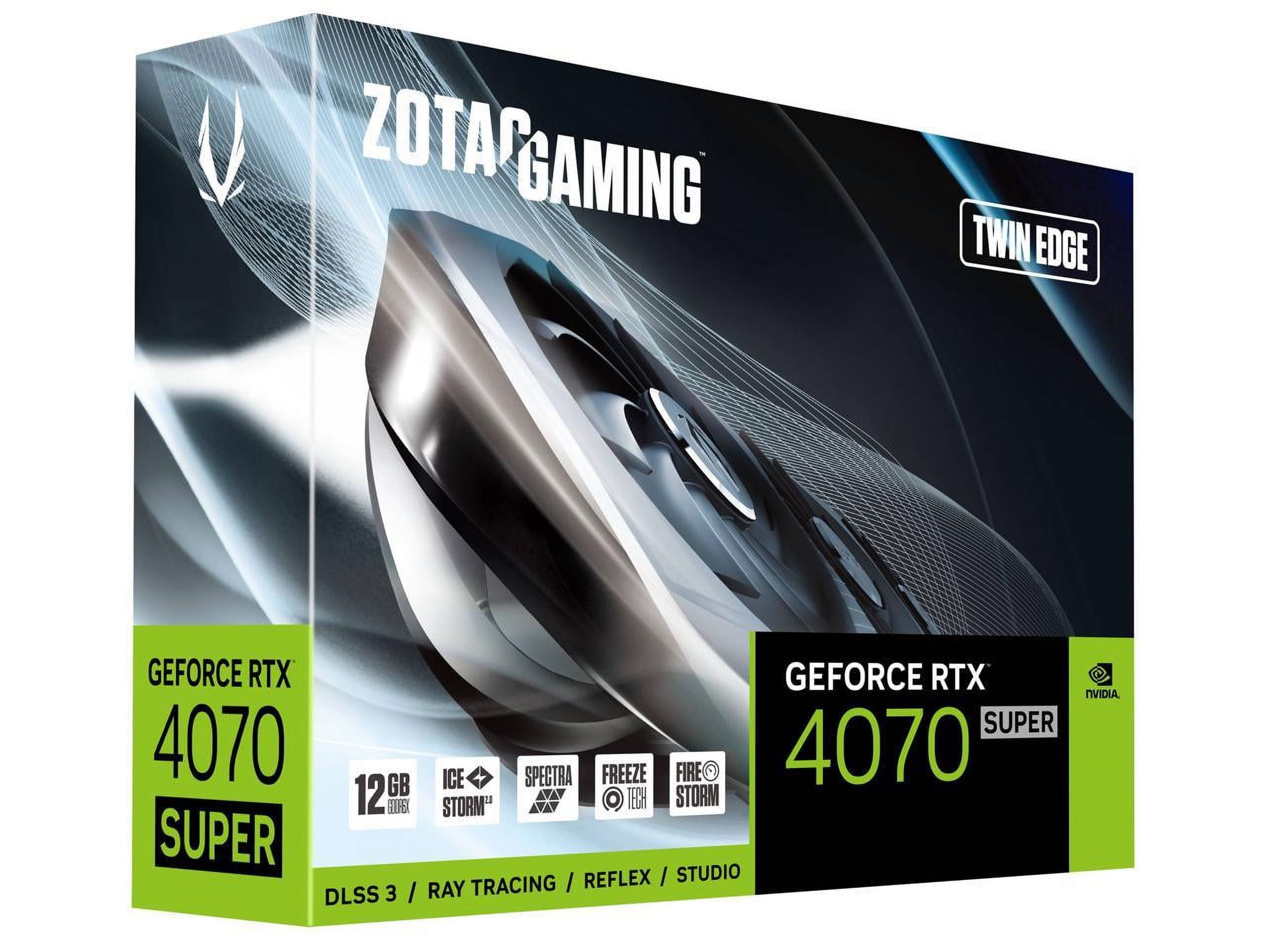 ZOTAC Gaming GeForce RTX 4070 Super Twin Edge DLSS 3 12GB GDDR6X