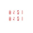 thumbnail image 1 of WREESH 24 Pieces Of Flame Wave Color Matching Wear Manicure Fake Nails, 1 of 3