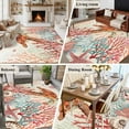 thumbnail image 5 of Large Area Rugs for Living Room Bedroom, Brown Turtle Coastal 8'x10' Rug Washable Carpet Runner Indoor Outdoor, Summer Beach Nautical Coral Shells Starfish Non Slip Floor Mats Rug for Kitchen, Patio, 5 of 8