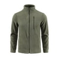 thumbnail image 2 of ShomPort Long Sleeve Jacket for Mens Stand Collar Full Zip Breathable Tops with Multi-Pocket Fall Winter Outdoor Blouses, 2 of 4