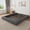 Dark gray-Full, variant on Low Profile Upholstered Platform Bed Frame, Modern Bed Base with Sturdy Wood Slats Support, No Box Spring Needed, Easy Assembly for Bedroom Guest Room - Full, Dark Gray