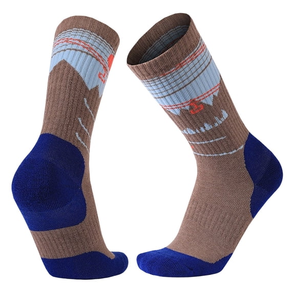 CPNG CPNG Kid Sports Cushioned Athletic Crew Socks Tennis Socks, Novelty Skiing Trekking Hiking Wading Trail Socks Performance Sports Ankle Compression Socks