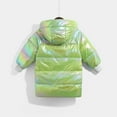 thumbnail image 2 of LFEOOST Winter Jackets for Toddler Baby Girls Boys Fleece Jacket Warm Lined Coats Jackets Hooded Casual Outwear Mint Green 110, 2 of 6