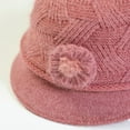 thumbnail image 5 of YooGuoGuo Wool Knit Bucket Hat for Women Vintage Elegant Floral Cloche Fleece Lined Warm Winter Caps for Cold Weather Gift, 5 of 7