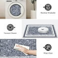 thumbnail image 4 of TECHVIDA Bathroom Rugs,Non-Slip Ultra Soft Bath Mat,Soft Absorbent Bathroom Rug,Machine Washable,(18"x26", Light Gray), 4 of 9