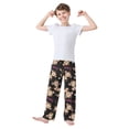 thumbnail image 3 of Monkey Pattern Pajama Pants Soft Lightweight Lounge Pants Bottoms Sleep Pants Warm Comfy, 3 of 9