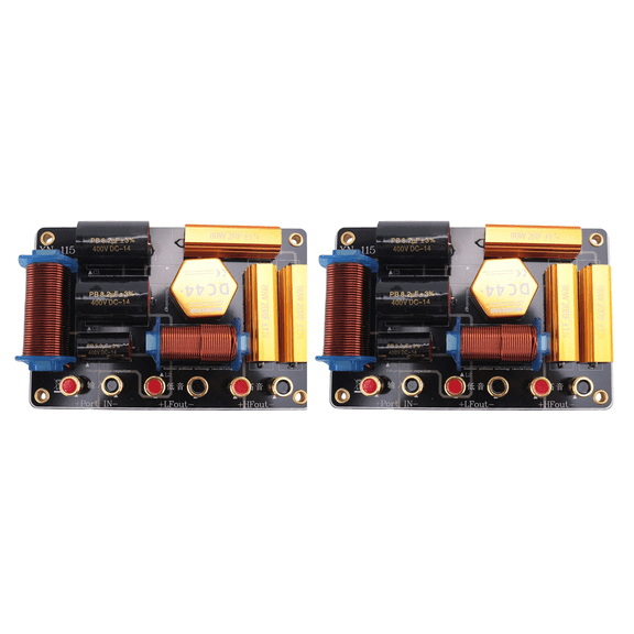 2X 550W Audio Frequency Divider Two Way Speaker Crossover 15 12Inch Stage Performance High Power