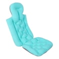 thumbnail image 1 of Advancent Cojín para bañera de cuerpo completo, transpirable, soporte para la espalda, para adultos, para salón, hogar, rosa Accesorios de baño Azul, 1 of 1