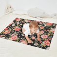 thumbnail image 2 of Pioneer Flower Blanket,Comfortable Soft Flannel Throw Blanket,All Season,Warm Lightweight Blankets for Sofa Bed Couch Living Room Chair,30"x40"(80x100cm), 2 of 4