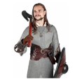 thumbnail image 2 of Cinturón ancho vintage Marrón oso de fresa armadura de caballero disfraces medievales piratas vikingos Unisex, 2 of 3