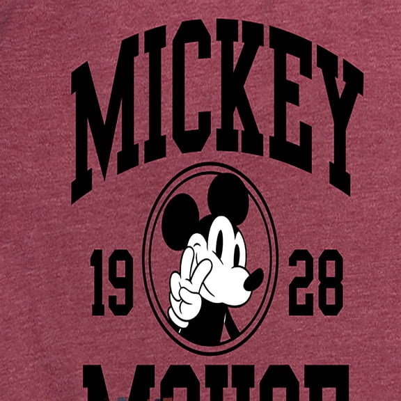 Mickey & Friends - Mickey Mouse Collegiate The Classic - Women's Short Sleeve Graphic T-Shirt