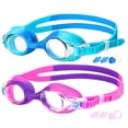 thumbnail image 1 of Gafas de Natación para Niños, Goggles de Natación de Silicona con Antivaho, Protección uv, sin Fugas, Lentes de Natación para Niños y Niñas, Jóvenes, Adolescentes 3-14 años, 2pcs XianweiShao 9024715966001, 1 of 3