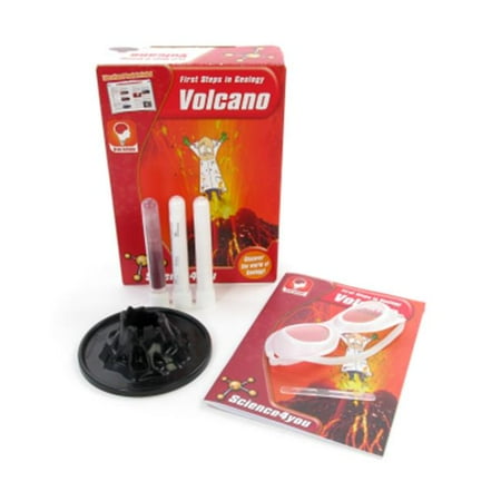 Volcanoes Experiment Kit - Science4You First Steps in Geology Educational Volcano Science Experiment Kit