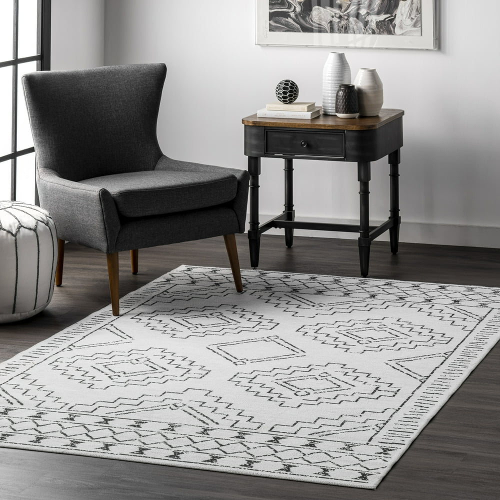nuLOOM Noa Machine Washable Tribal Moroccan Area Rug