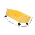 thumbnail image 2 of COOPHYA Plastic Storage Container with Wheels Yellow Sundries and Book Organizer for Home, 2 of 8