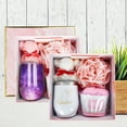 thumbnail image 4 of Labymos Coffee Mug Gift Set 12oz Thermal Cup with Lid Straw Greeting Cards Towel Socks Bath Ball Insulated Coffee Cup Reusable Stainless Steel Drinking Cup, 4 of 8
