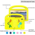 thumbnail image 5 of ELEHOLD Case for Samsung Galaxy Tab A9, Fun Animal Design EVA Durable Case with Handle & Stand & Strap, Easy Carry for Children,Yellow, 5 of 9