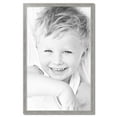 thumbnail image 2 of ArtToFrames 28" x 45" Classic Silver Picture Frame, 28x45 inch Silver Wood Poster Frame (WOM-4926), 2 of 7