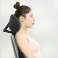 thumbnail image 7 of Attachable Chair Headrest Pillow Ergonomic Neck Support Cushion with Adjustable Height and Angle for Desk Chair Comfort, 7 of 7