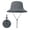 Dark Gray, variant on Mens Bucket Hat Quick Drying Waterproof Windproof Adjustable Chin Strap Elastic Portable Cap
